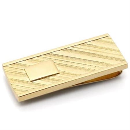 Men Gold Brass Money Clip With No Stone In No Stone